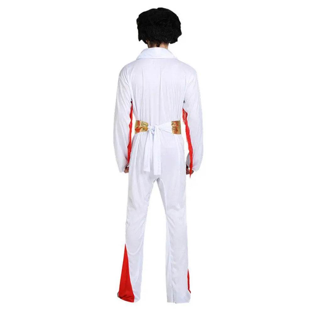 1970s Elvis Retro Costume 70s Costumes Jumpsuit - Ecosfun