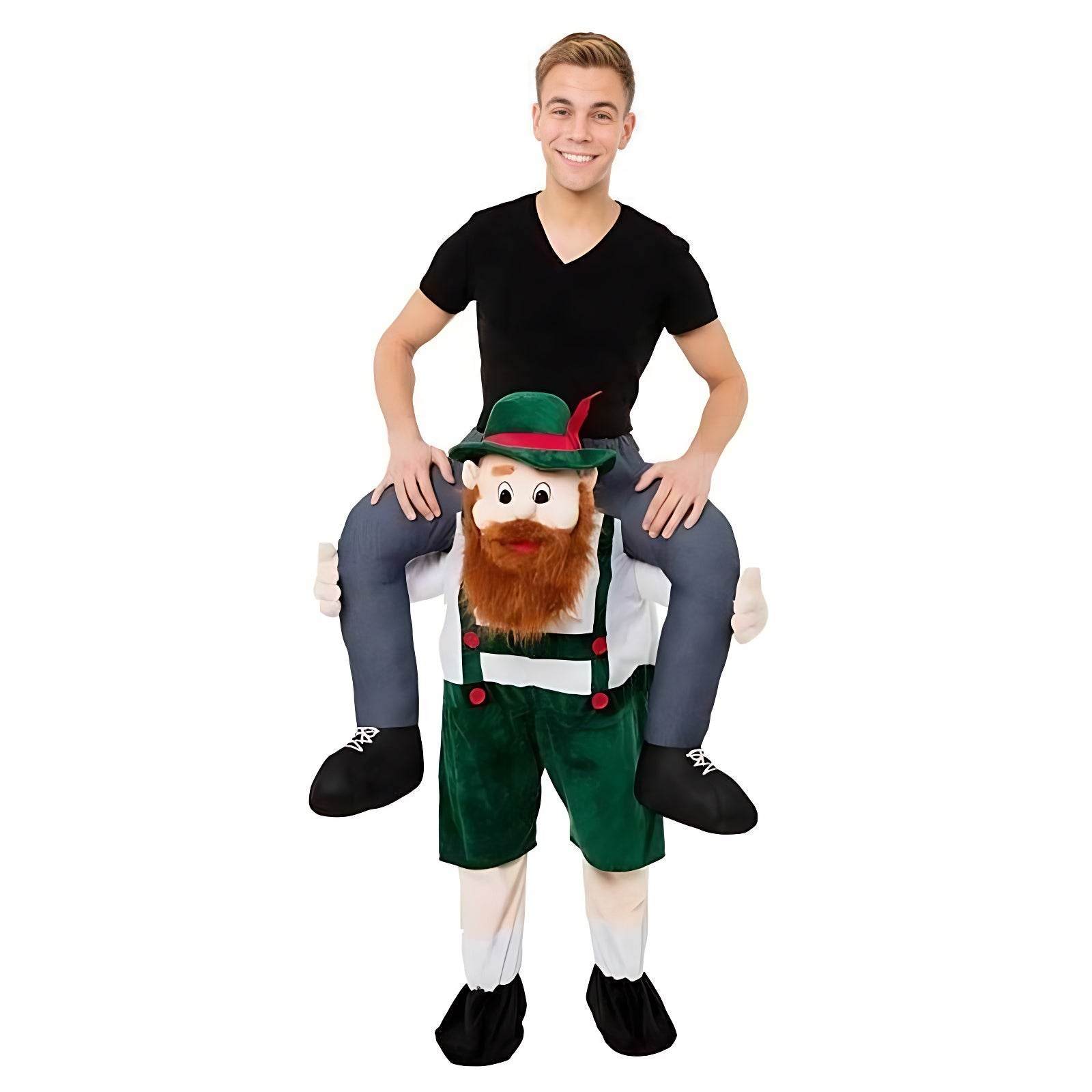 Baby Clown Skull Green Harness Monkey Funny Puppet Costumes - Ecosfun