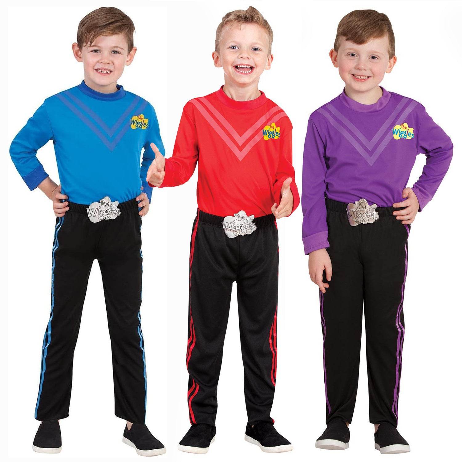 Kids The Wiggles Cosplay Boys Dance Costume Simon Anthony Lachy Outfit - Ecosfun