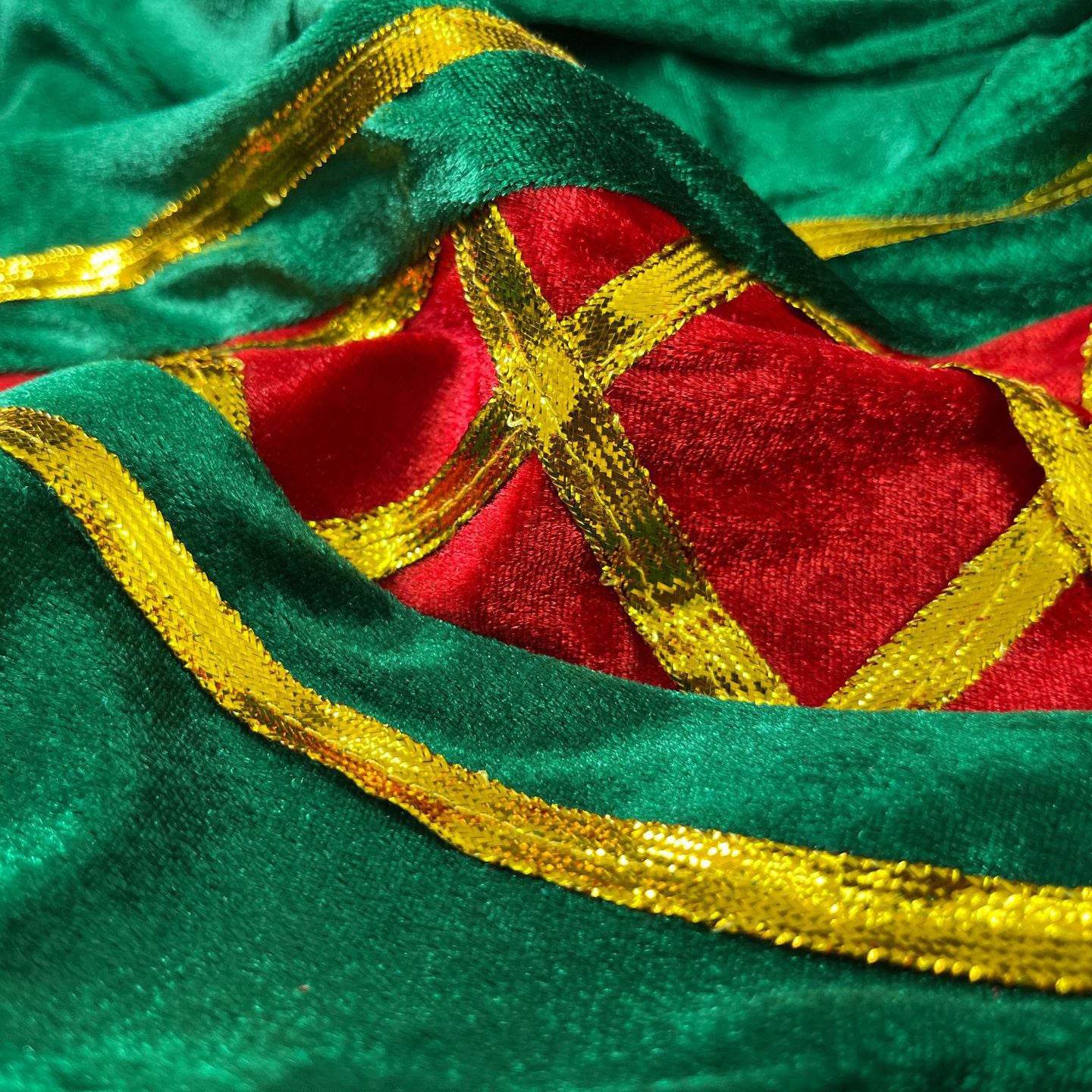 Green Christmas Party dress Costume adult couple stage costume - Ecosfun