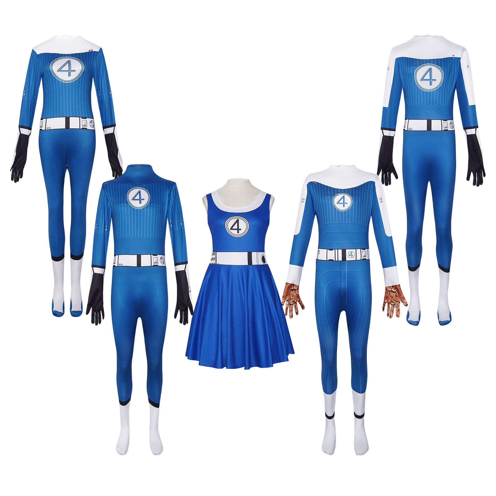 The Fantastic Four First Steps Thing Jumpsuit Cosplay Costume