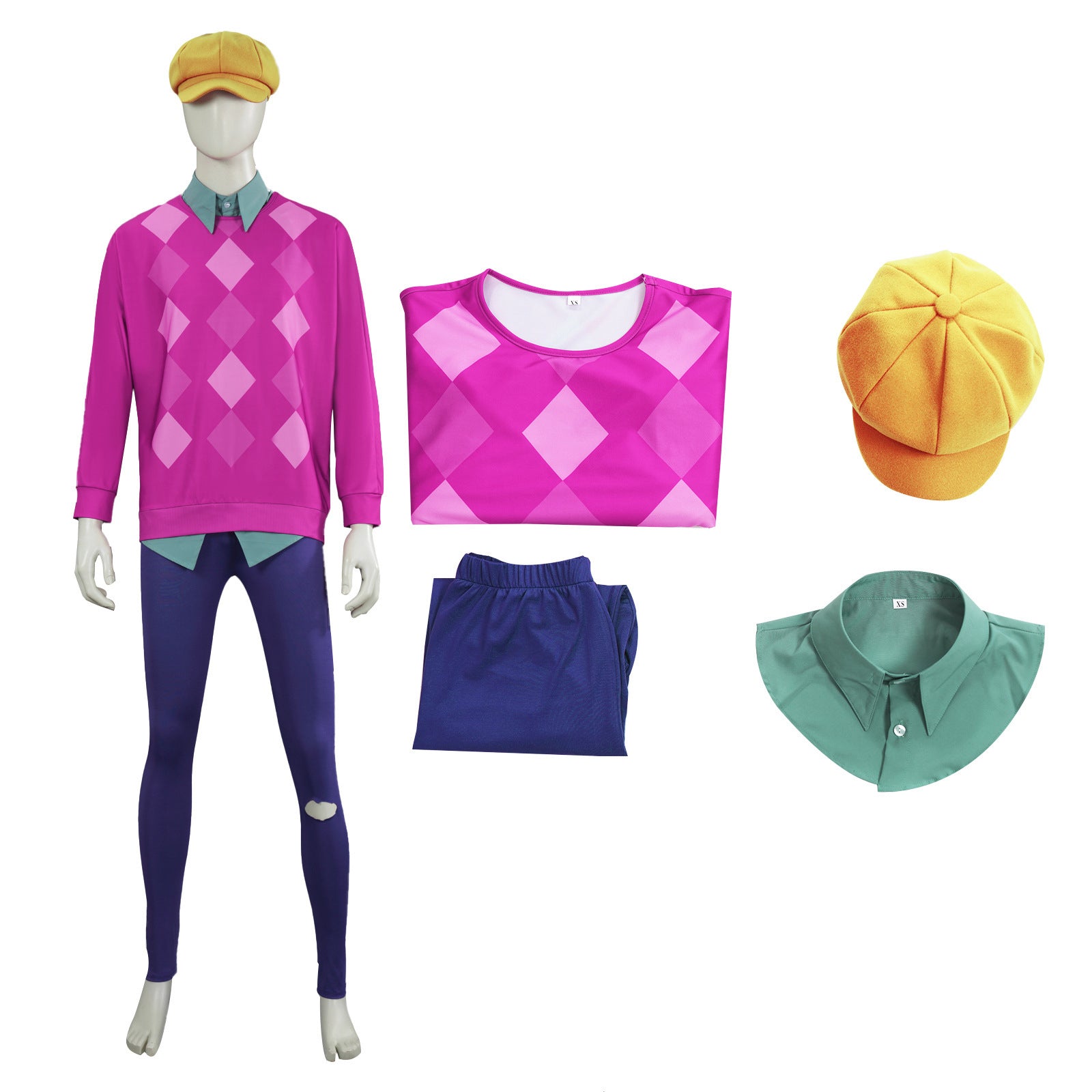 KPop Demon Hunters Baby Saja Soda Boy Group Song Costume For Men