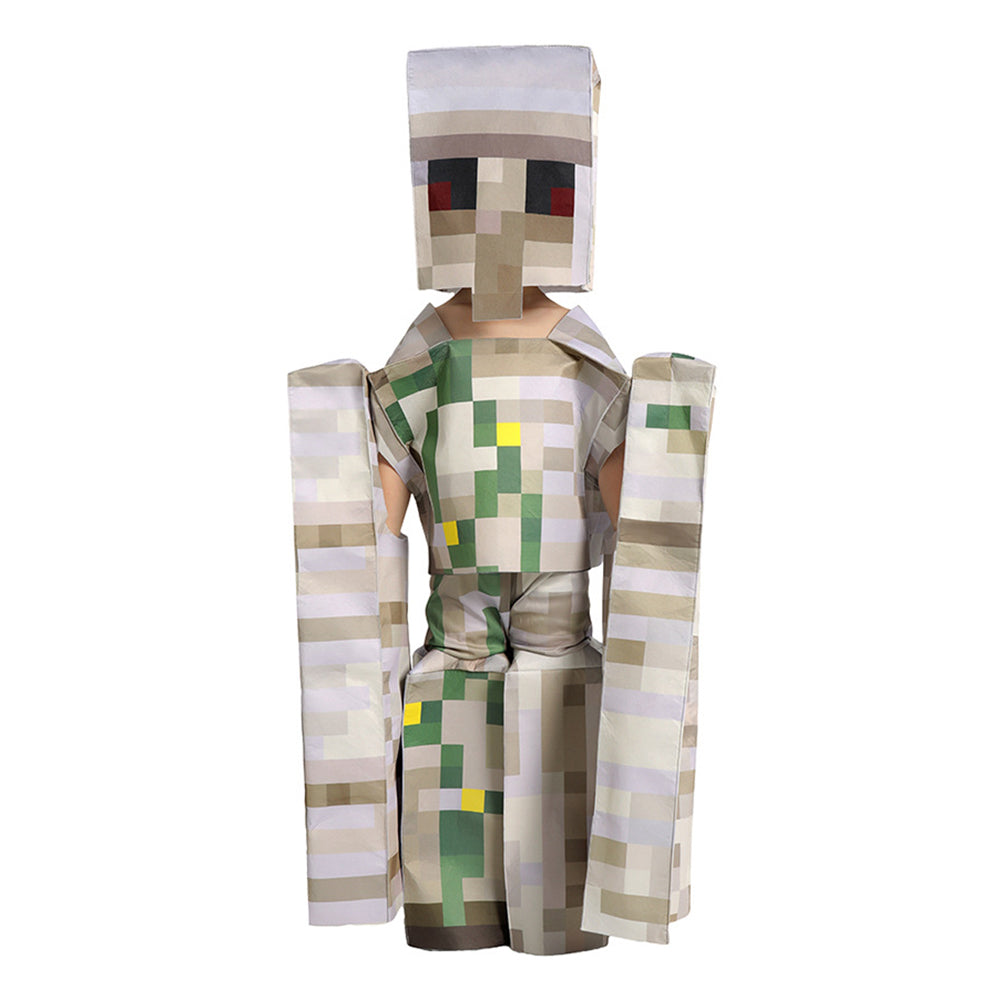 Minecraft Skeleton Kids Costume For Children Boy Girl Halloween