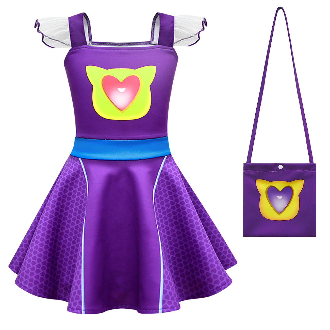 Super Kitties Costume Princess Dresses for Kids Girl