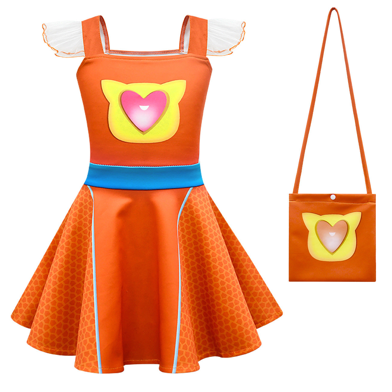 Super Kitties Costume Princess Dresses for Kids Girl
