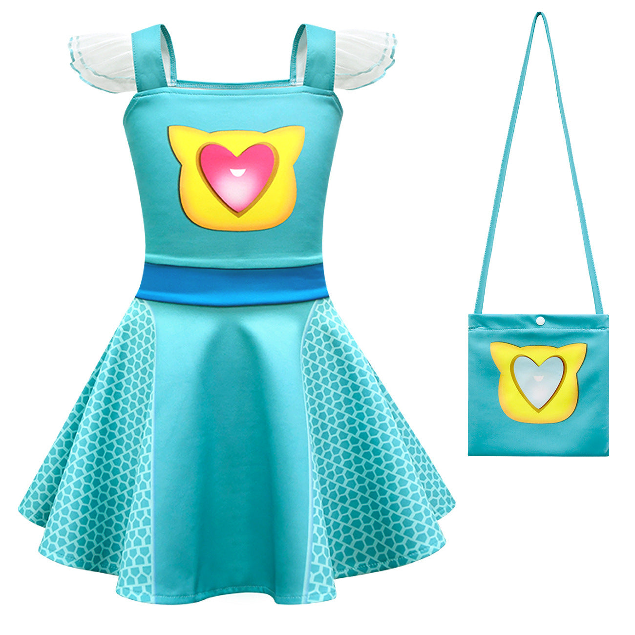 Super Kitties Costume Princess Dresses for Kids Girl