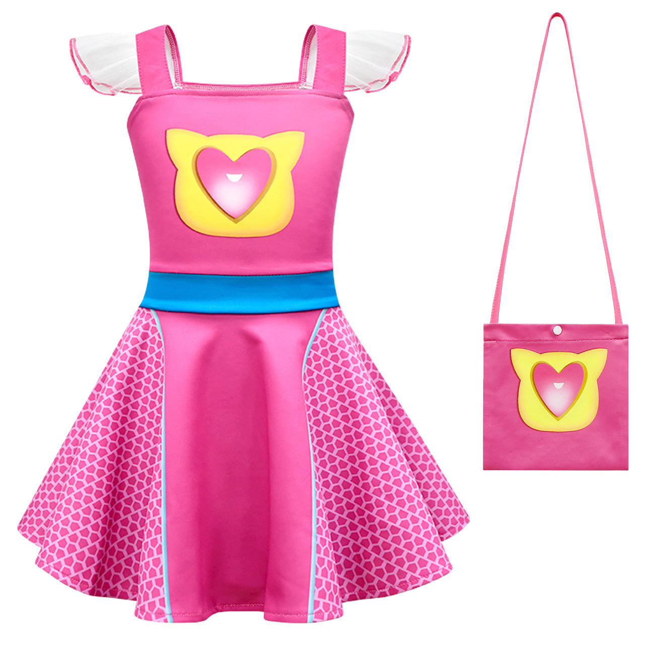 Super Kitties Costume Princess Dresses for Kids Girl