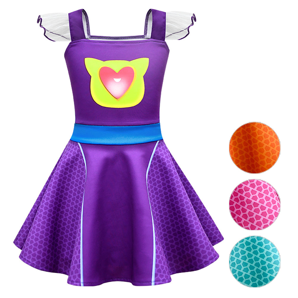 Super Kitties Costume Princess Dresses for Kids Girl