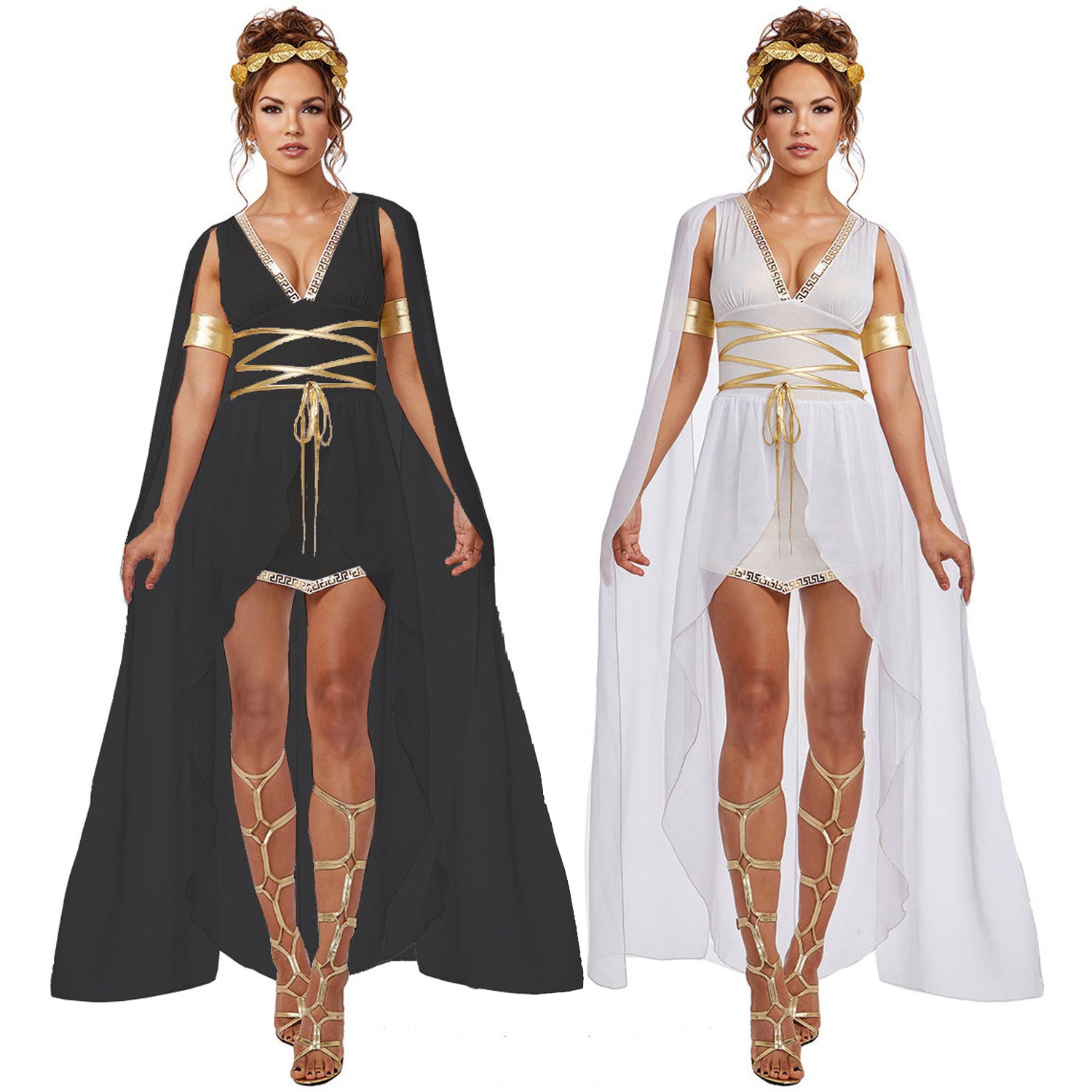Greek Goddess Halloween Costume Dress for Women