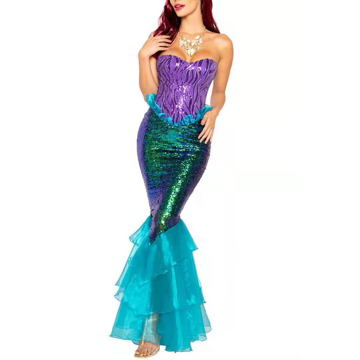 Seductive Mermaid Princess Fairytale Costume Halloween Costume