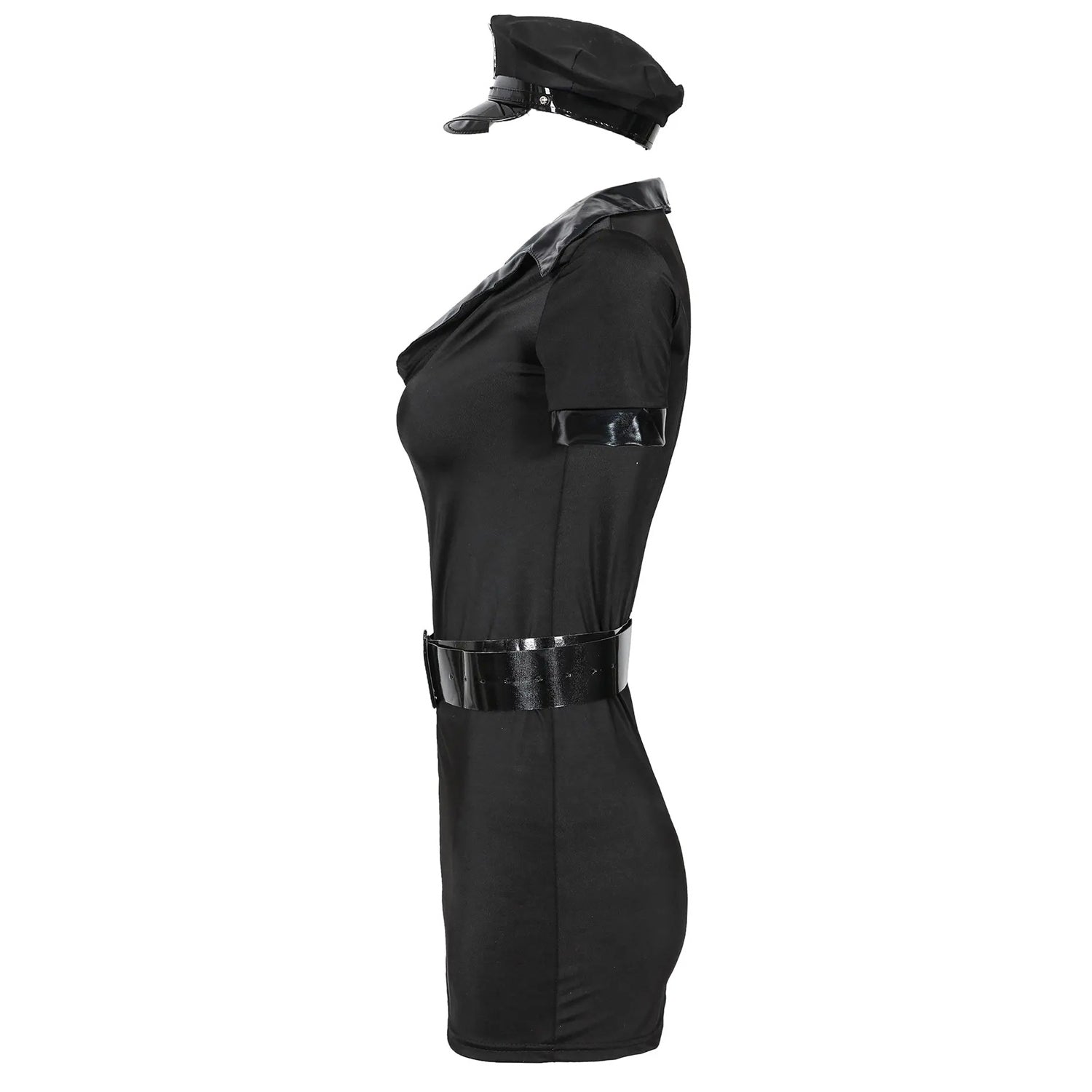 Female Police Cop Instructor Uniform Costume Halloween Carnival Party