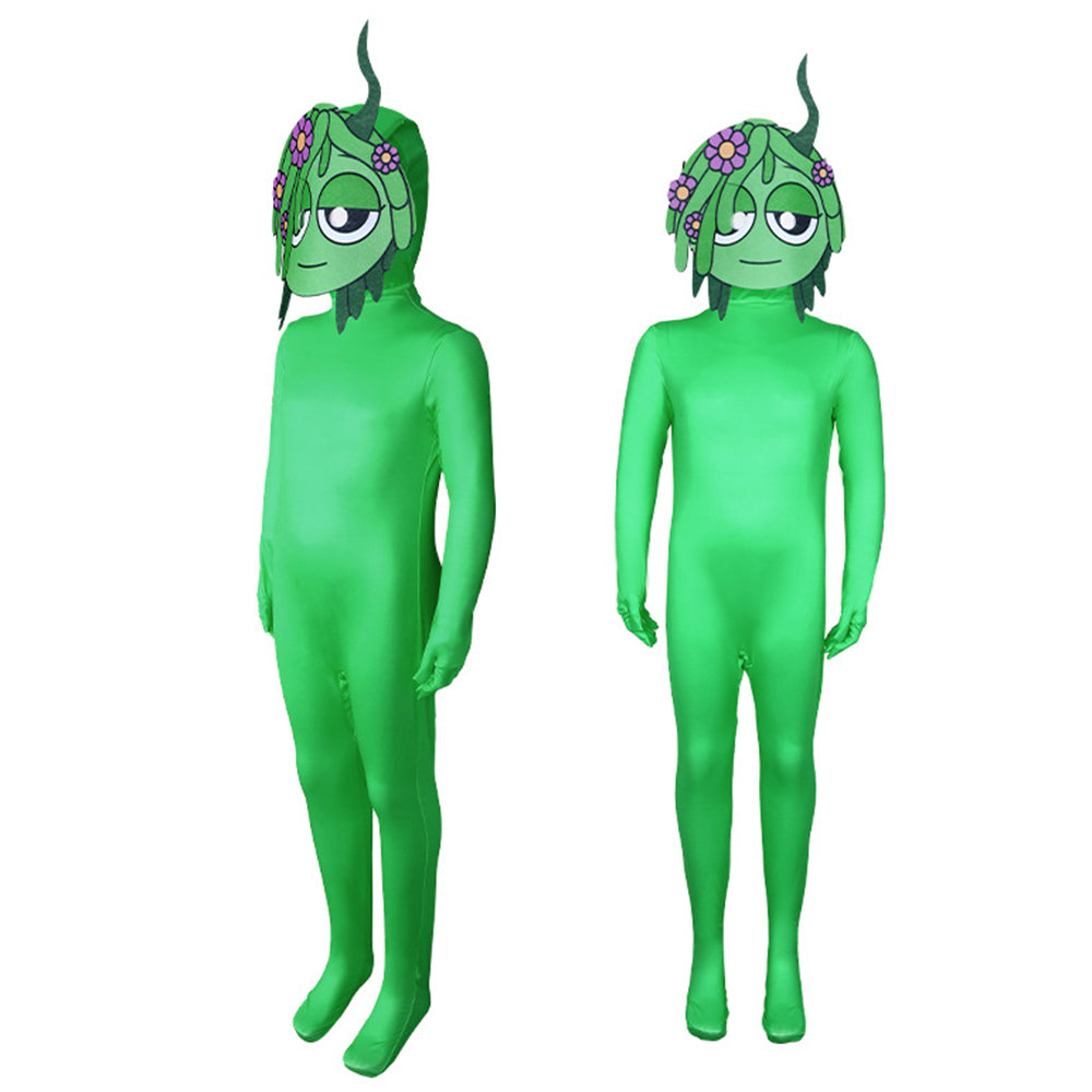 Sprunki Incredibox Costume Jumpsuit Bodysuit Halloween Kids Adult