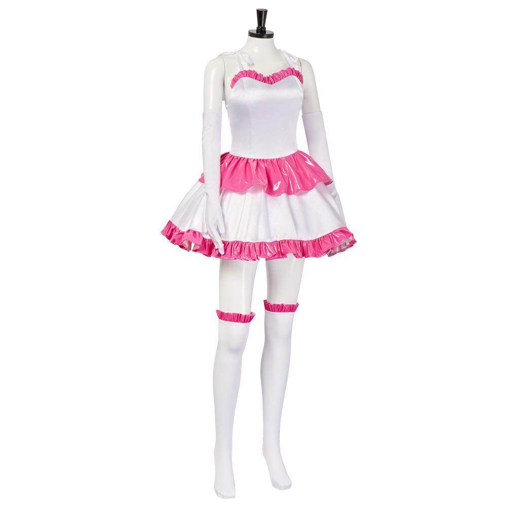 70s Perfect Blue Mima Kirigoe Cosplay Costume Red and Pink Dresses for Women - Ecosfun