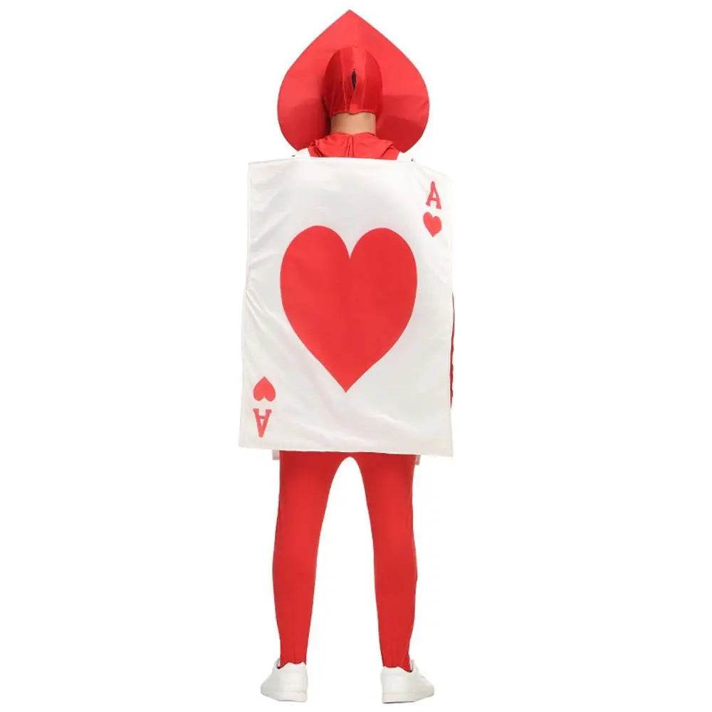 Alice in Wonderland stage performance poker heart peach A Costume Cosplay Party - Ecosfun