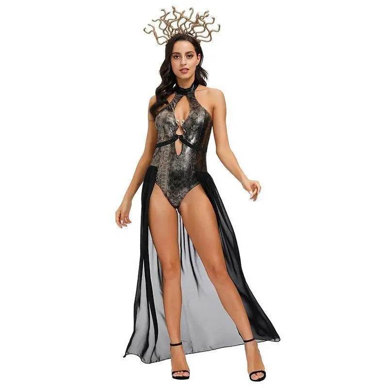 Ancient Greek Goddess Medusa Halloween costume - Ecosfun