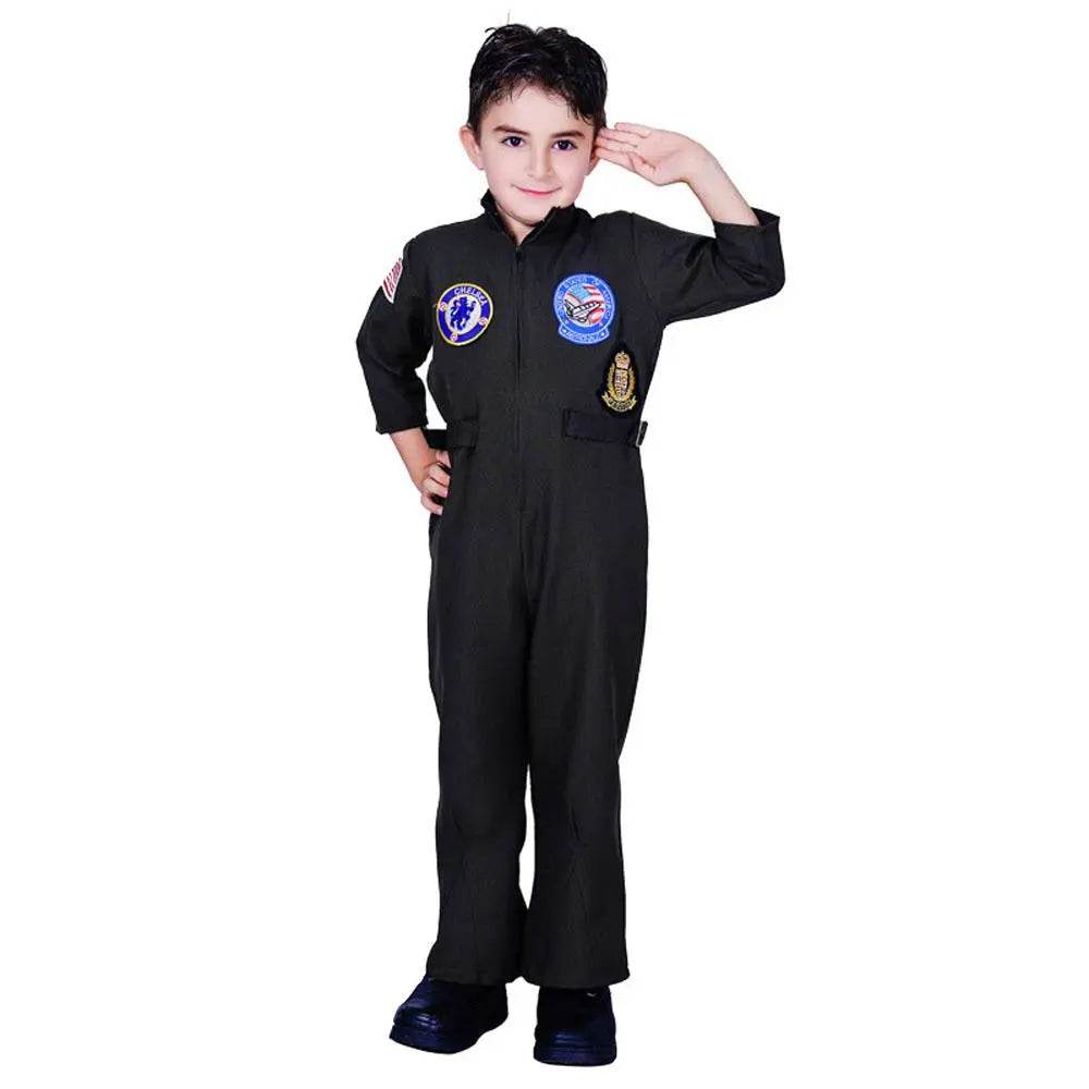 Astronaut Space Suit Kids 70s Costumes Cosplay Party Carnival - Ecosfun