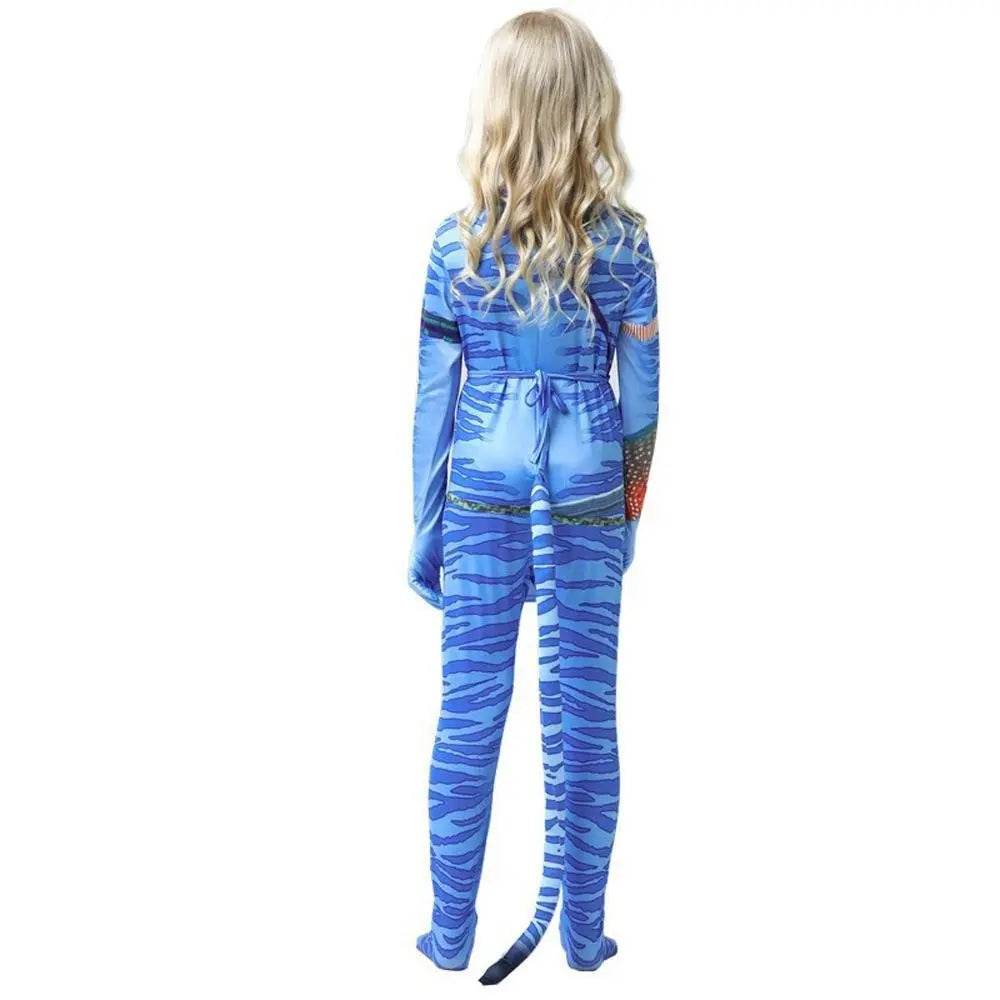 Avatar: The Way of Water Cosplay Costume kids zentai costume jumpsuit - Ecosfun