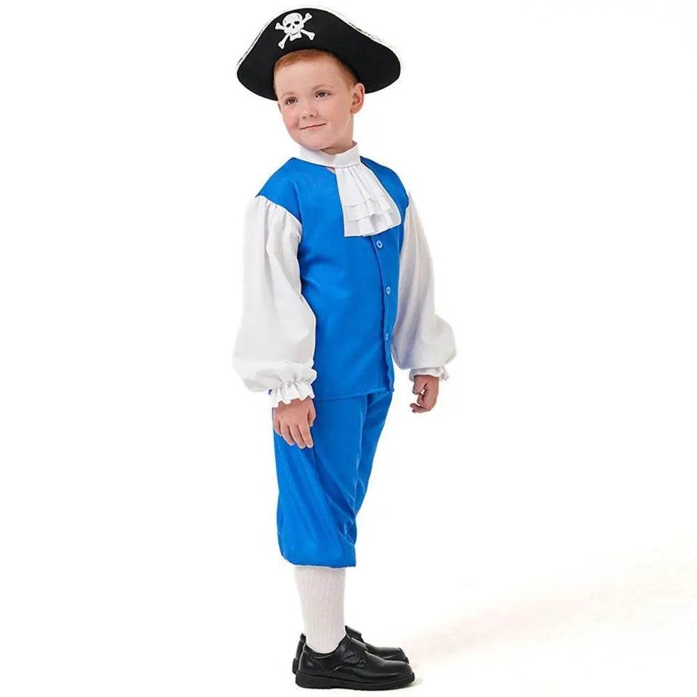 Boy Pirate Outfit Vintage Cosplay Costume Carnival Halloween For Kids - Ecosfun