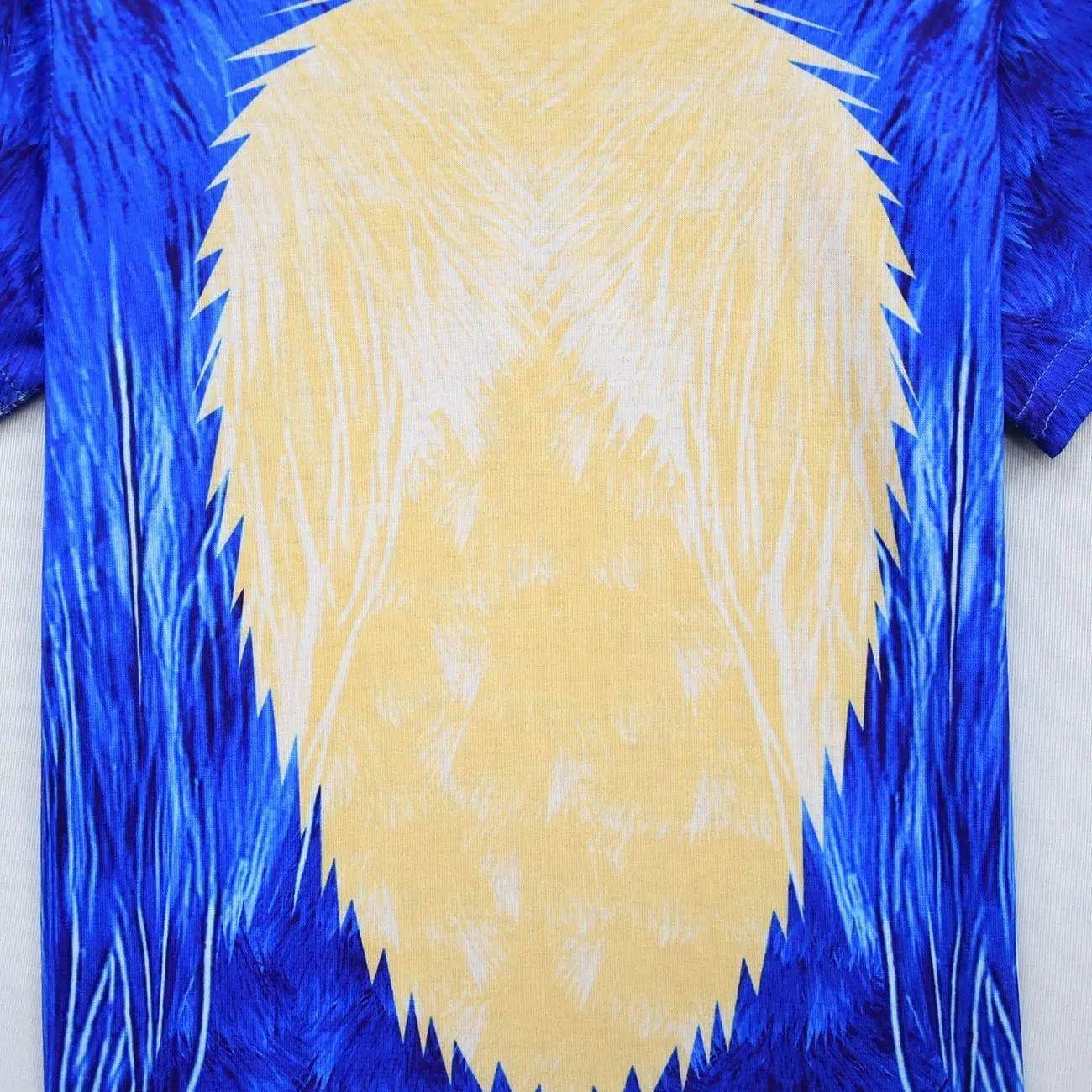 Boys Sonic the Hedgehog Print Costume Short sleeve Pants Suit - Ecosfun