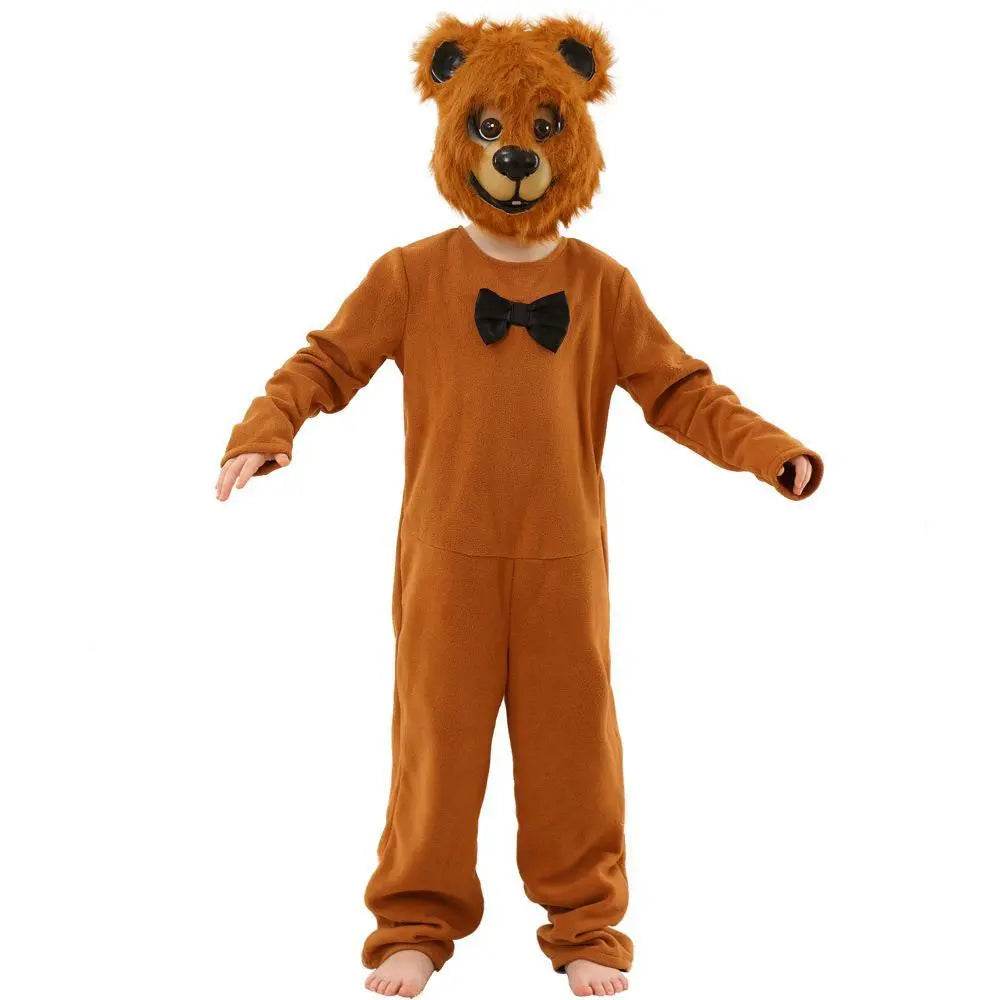 Brown Bear animal furry costume Children's Day Matching Pets Party Halloween - Ecosfun