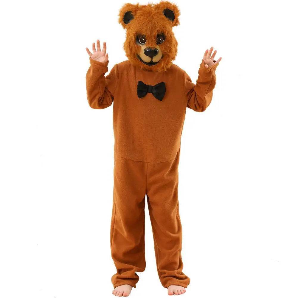 Brown Bear animal furry costume Children's Day Matching Pets Party Halloween - Ecosfun