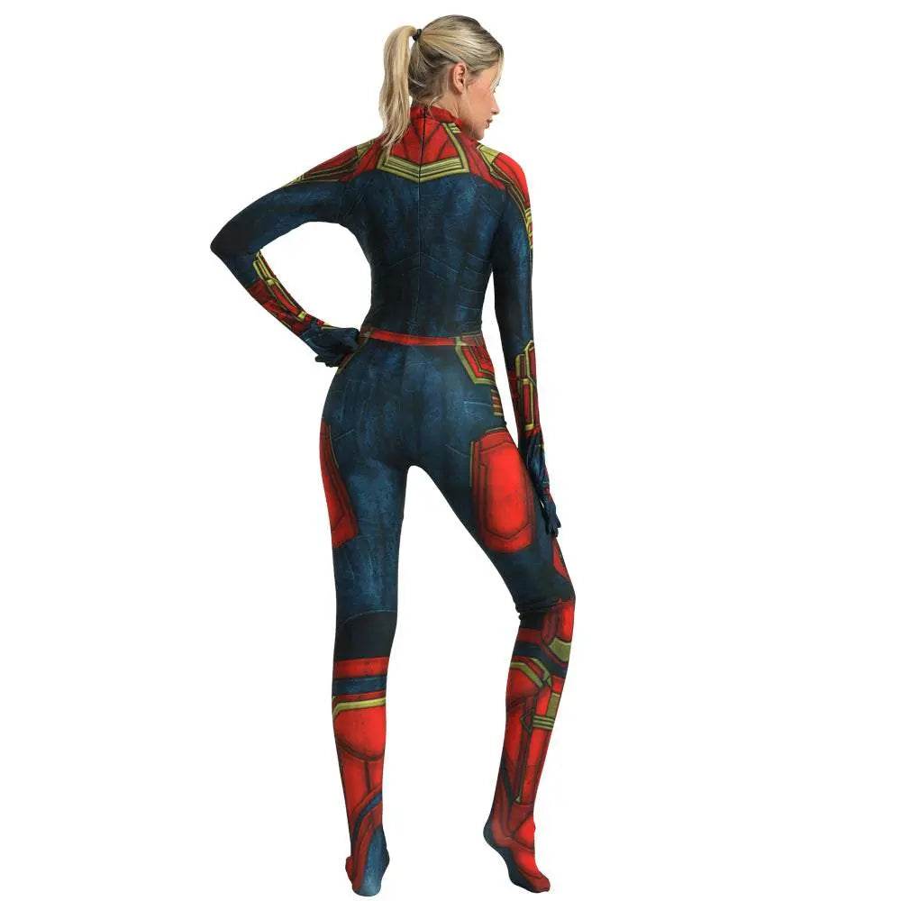 Captain Zentai Bodysuit Halloween Cosplay Costume - Ecosfun