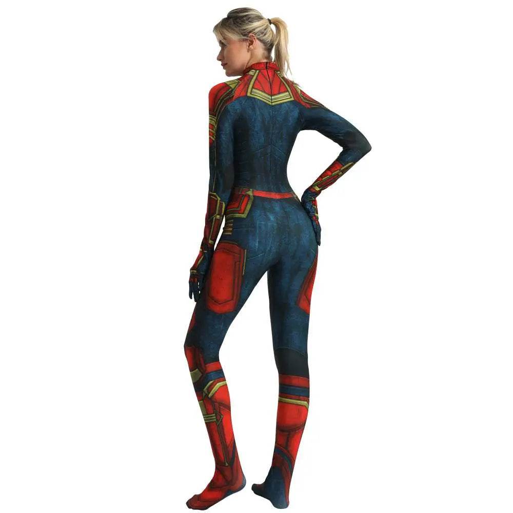 Captain Zentai Bodysuit Halloween Cosplay Costume - Ecosfun