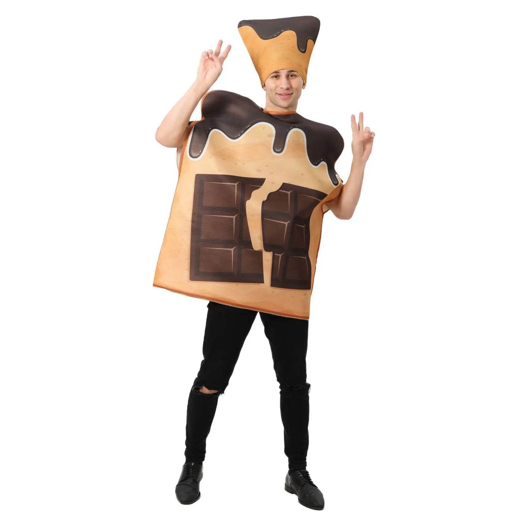 Chocolate Bread Halloween Costume Outfits Party Carnival Cosplay - Ecosfun