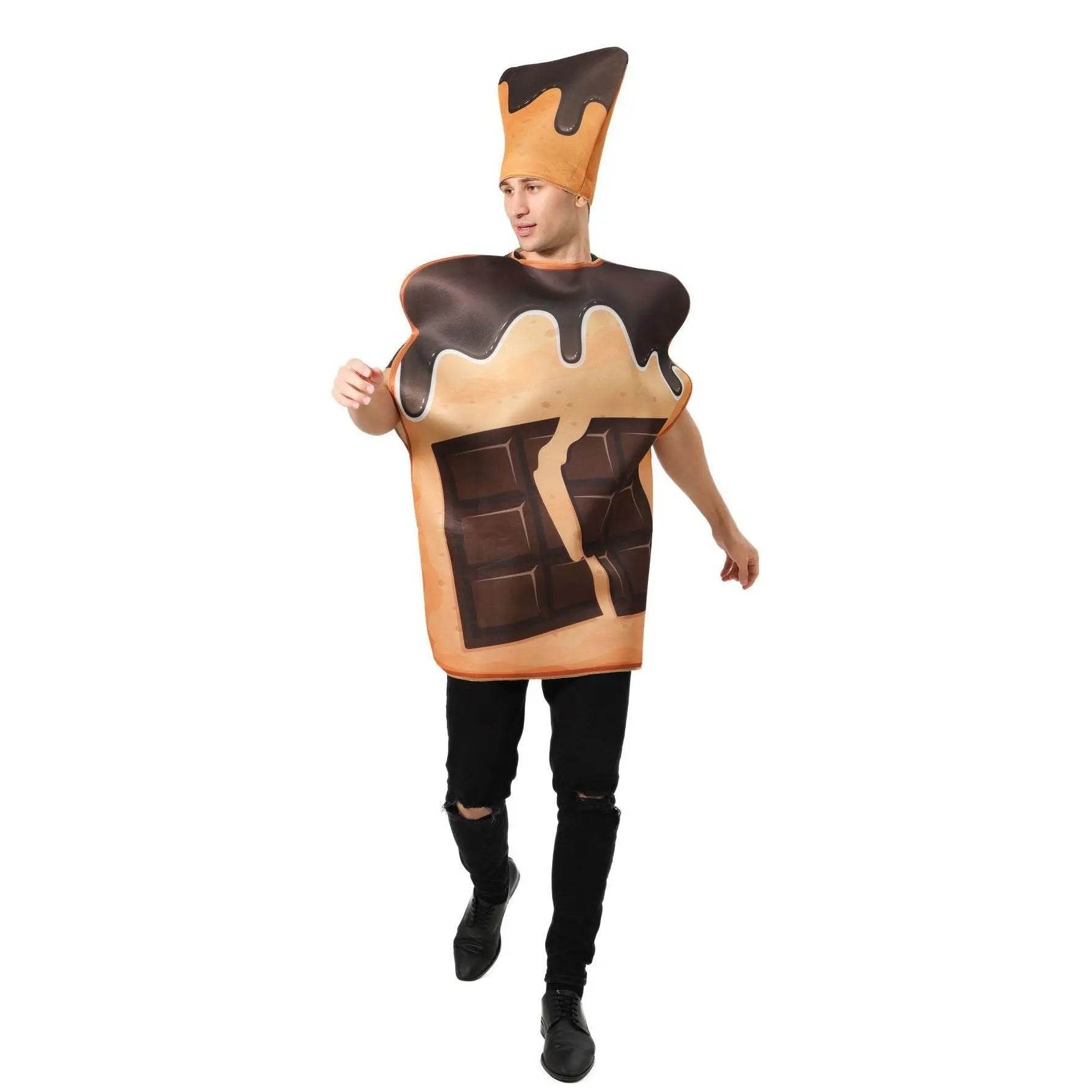 Chocolate Bread Halloween Costume Outfits Party Carnival Cosplay - Ecosfun
