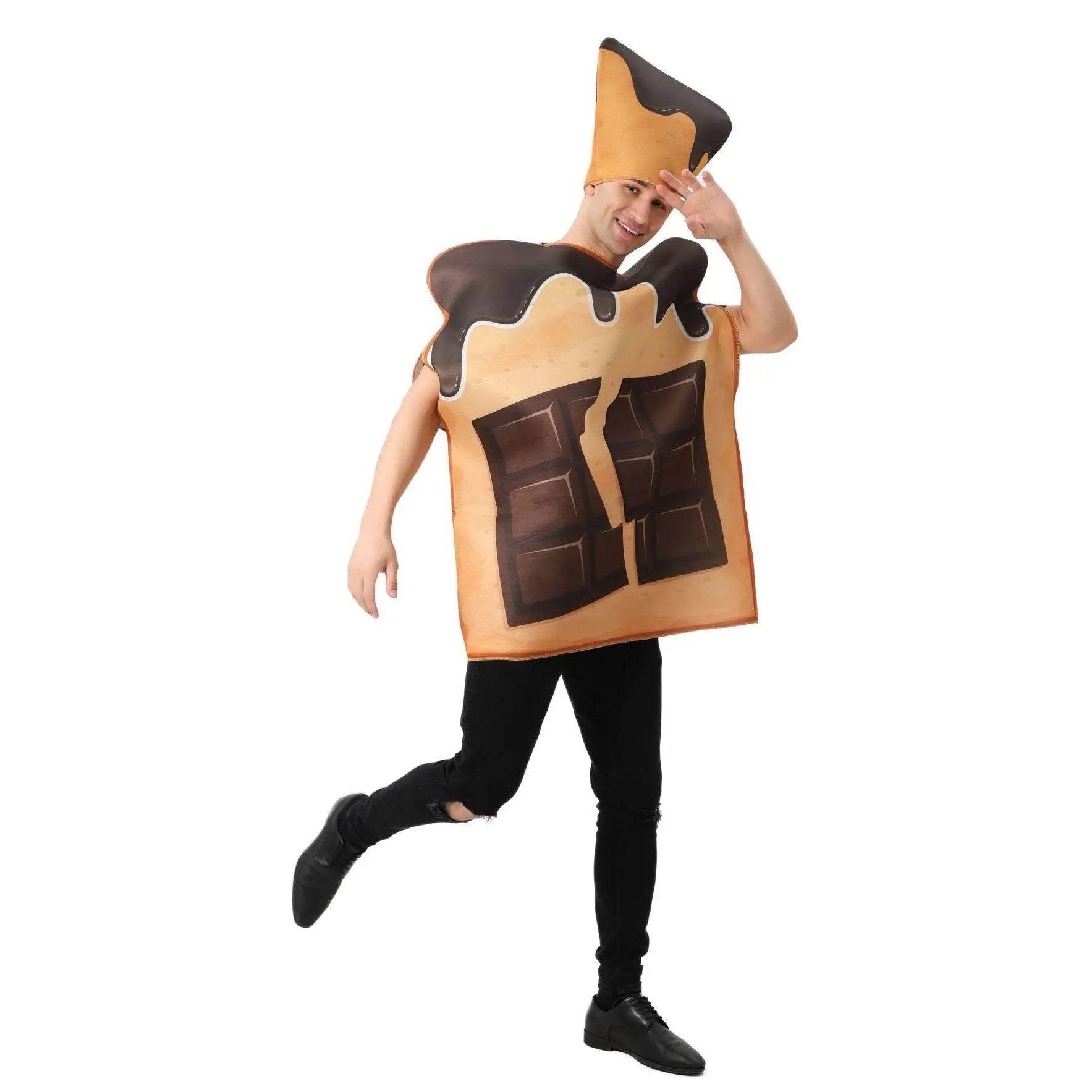 Chocolate Bread Halloween Costume Outfits Party Carnival Cosplay - Ecosfun