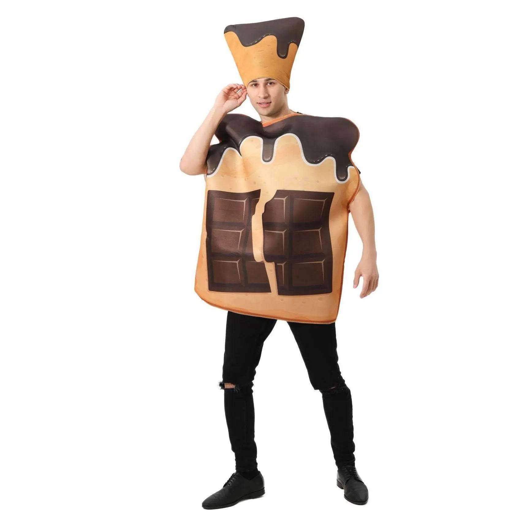 Chocolate Bread Halloween Costume Outfits Party Carnival Cosplay - Ecosfun