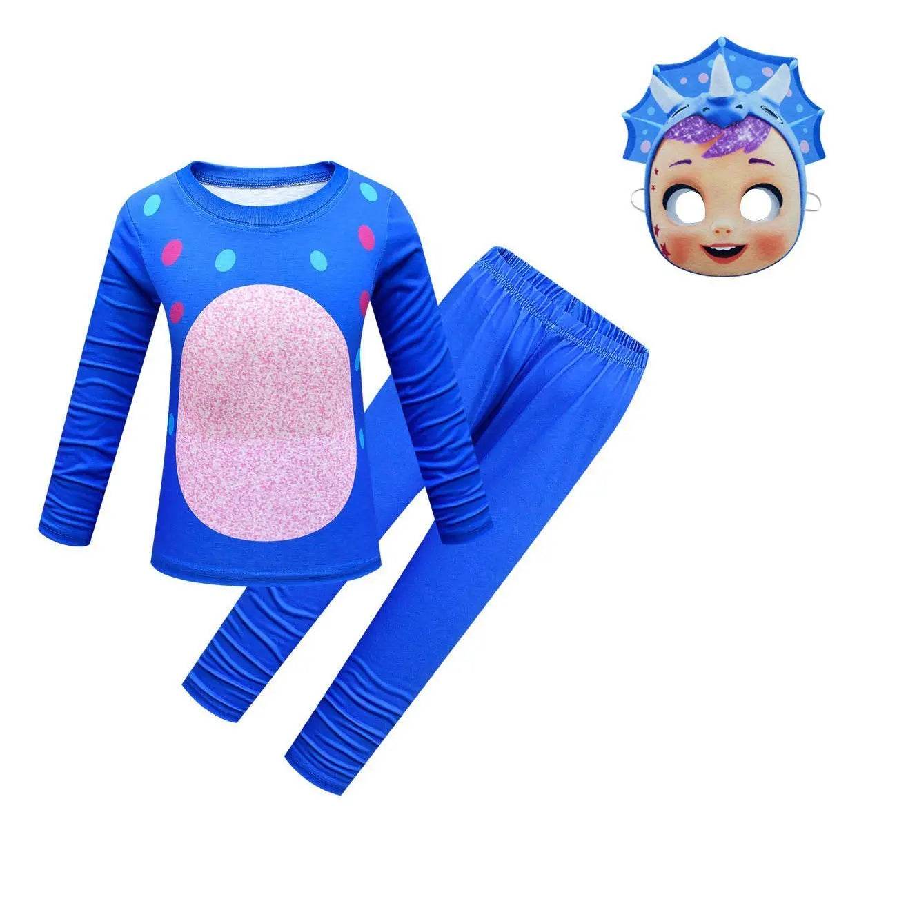 Cry Babies Cosplay Costume Long Sleeve Cartoon Two Piece Suits - Ecosfun