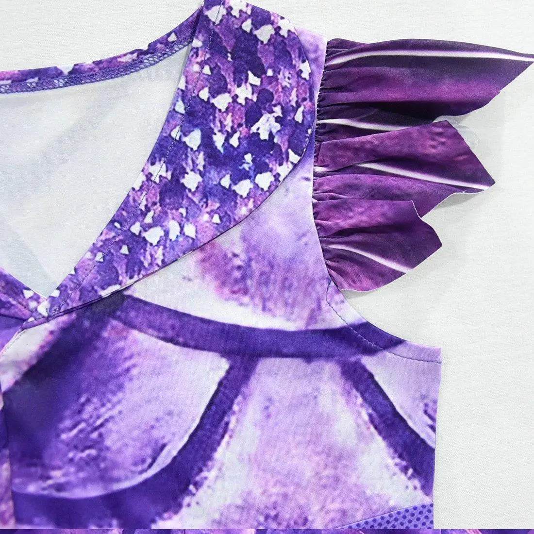 Descendants 3 Dragon Mal Cosplay Costume Kids Girl Dress - Ecosfun