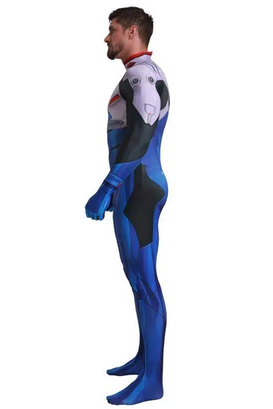 EVA Ikari Shinji Siamese Halloween Cosplay Costume Zentai Jumpsuit - Ecosfun