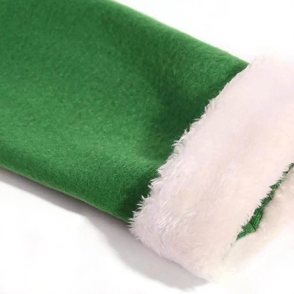 Elf Costume for Girls Boy Kids Christmas Party Dress Outfit - Ecosfun