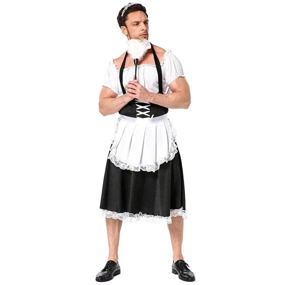 Fever Flirty French Women Man Maid Costume - Ecosfun