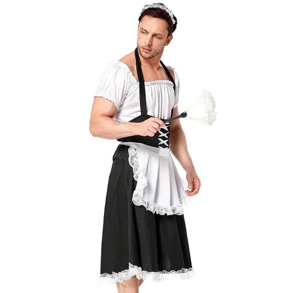 Fever Flirty French Women Man Maid Costume - Ecosfun