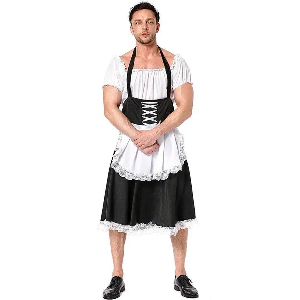 Fever Flirty French Women Man Maid Costume - Ecosfun
