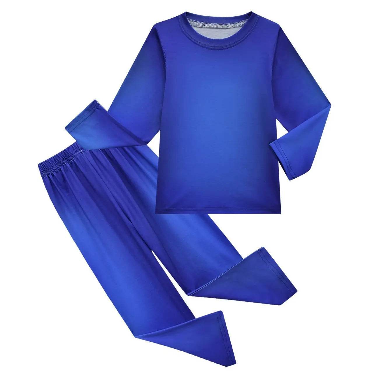 Game Roblox rainbow friends Costume Cosplay Blue Monster Pajamas set For Kids - Ecosfun