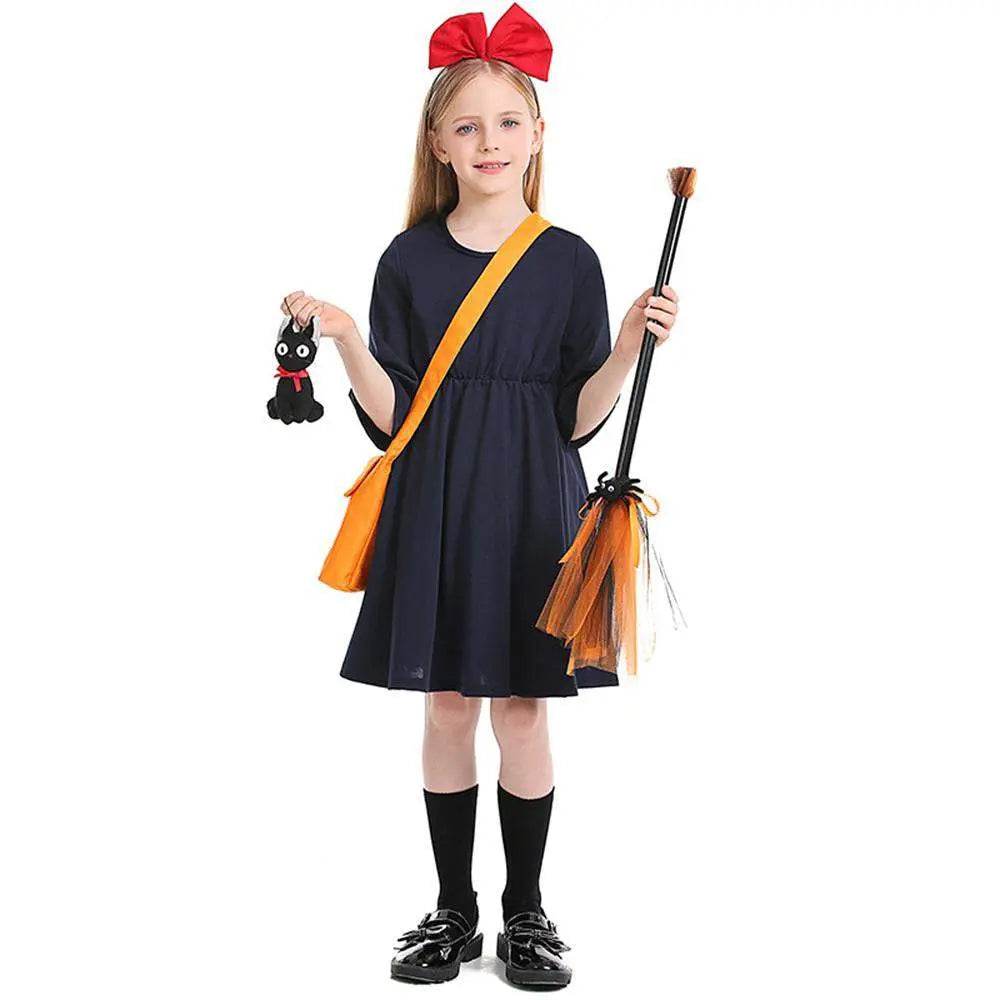 Girls Little witch's delivery service Kiki Suit Cosplay Costumes - Ecosfun