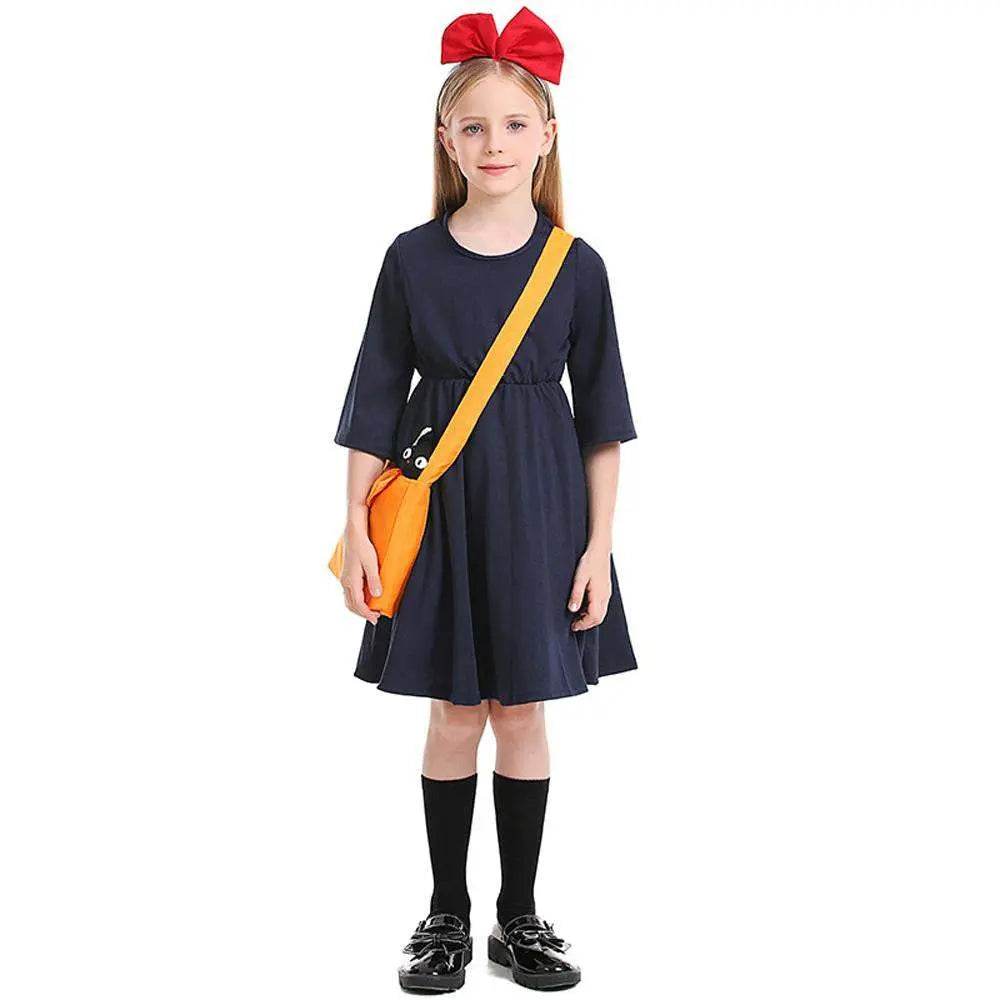 Girls Little witch's delivery service Kiki Suit Cosplay Costumes - Ecosfun