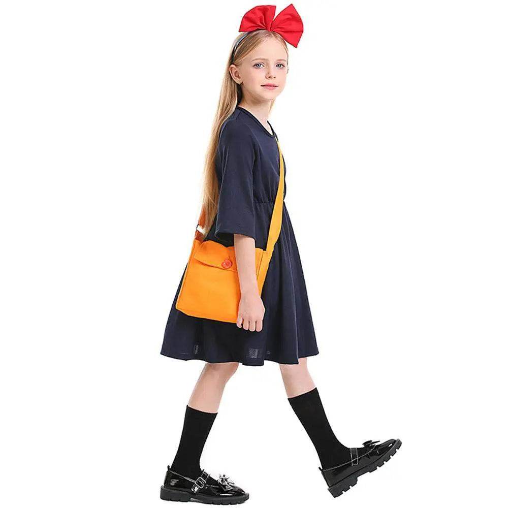 Girls Little witch's delivery service Kiki Suit Cosplay Costumes - Ecosfun