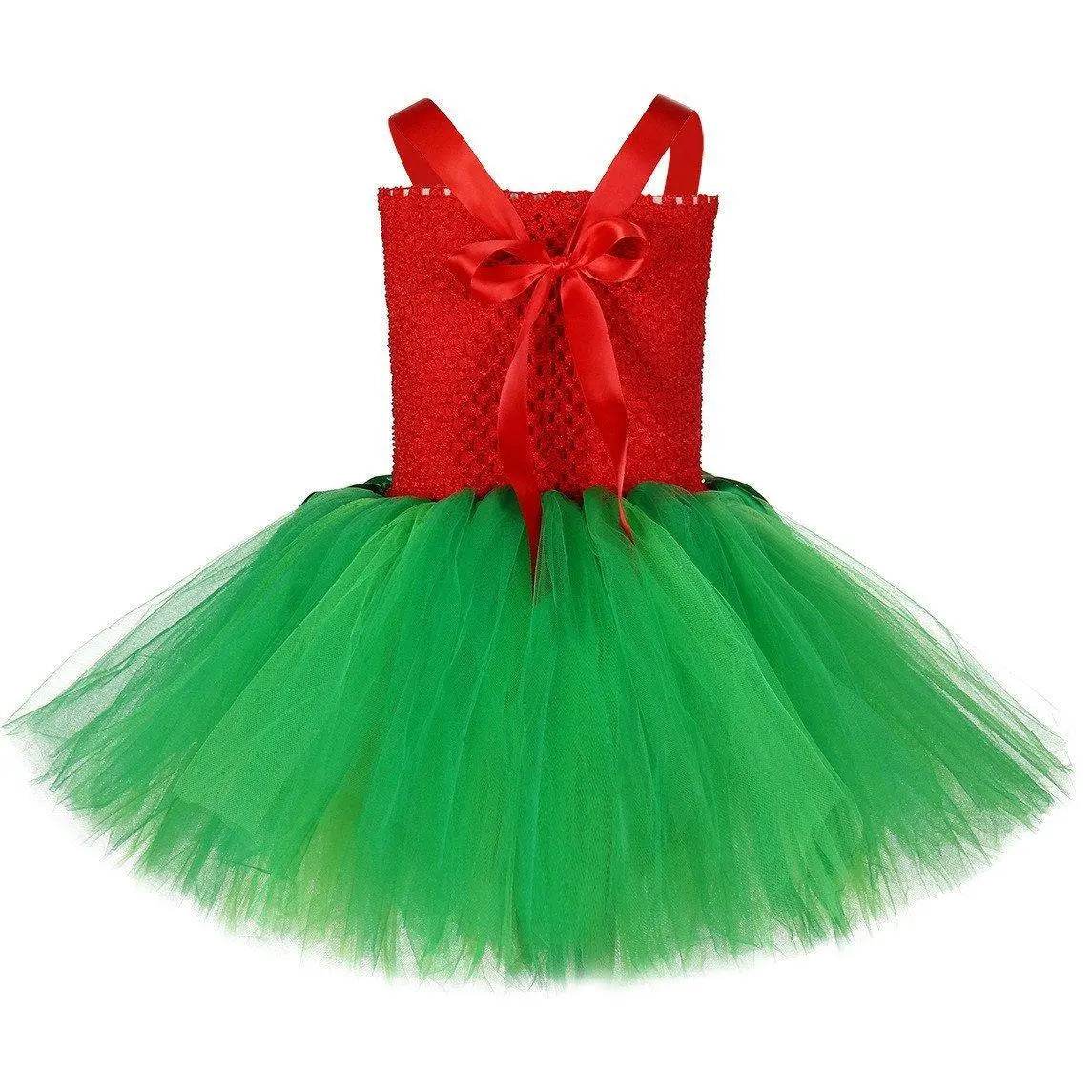 Girls Tutu Dreams Hawaii Lilo Costume with Tropical Fern Leaf Headband - Ecosfun