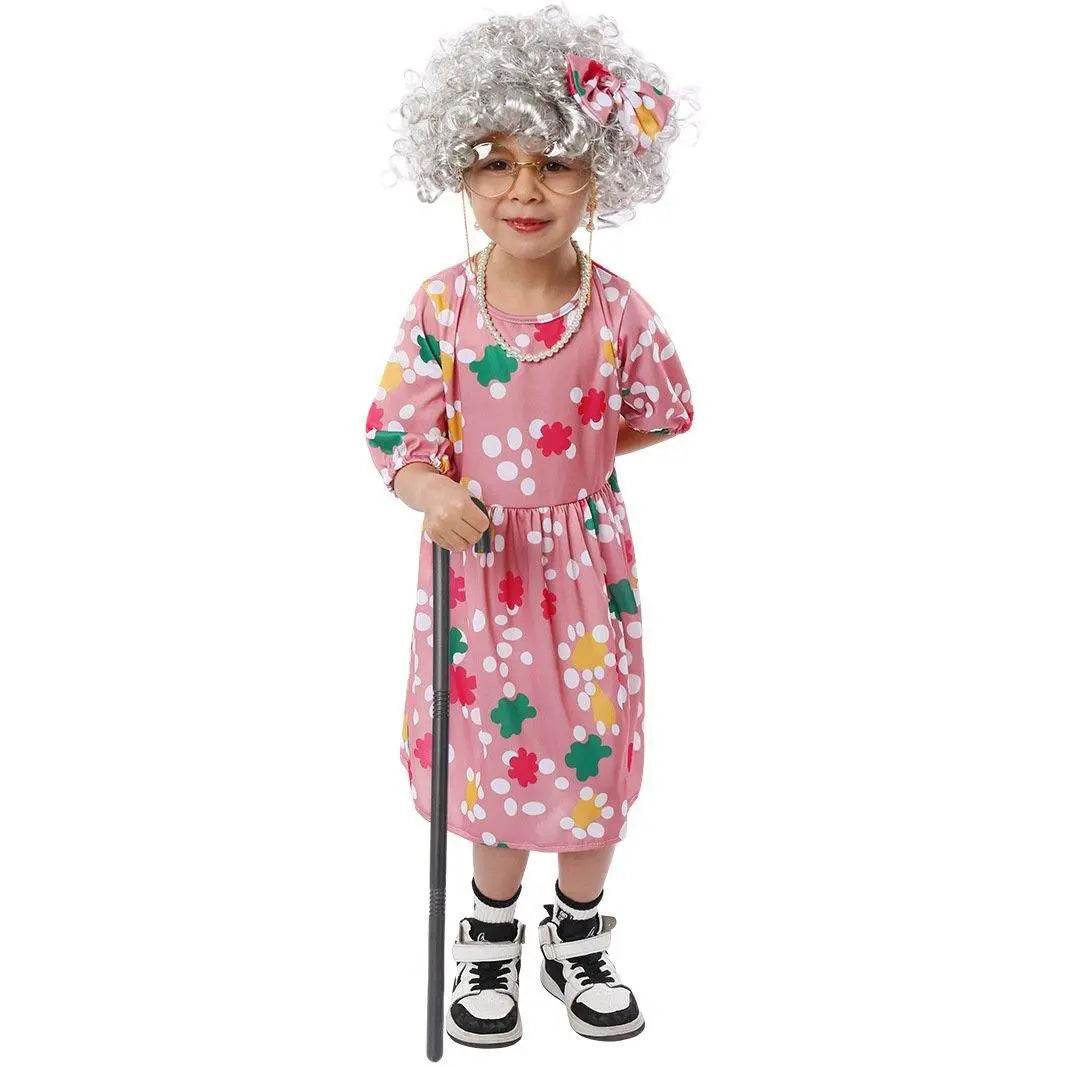 Grandma Cosplay Costume Halloween Children's Day Party Stage Performance Outfit - Ecosfun