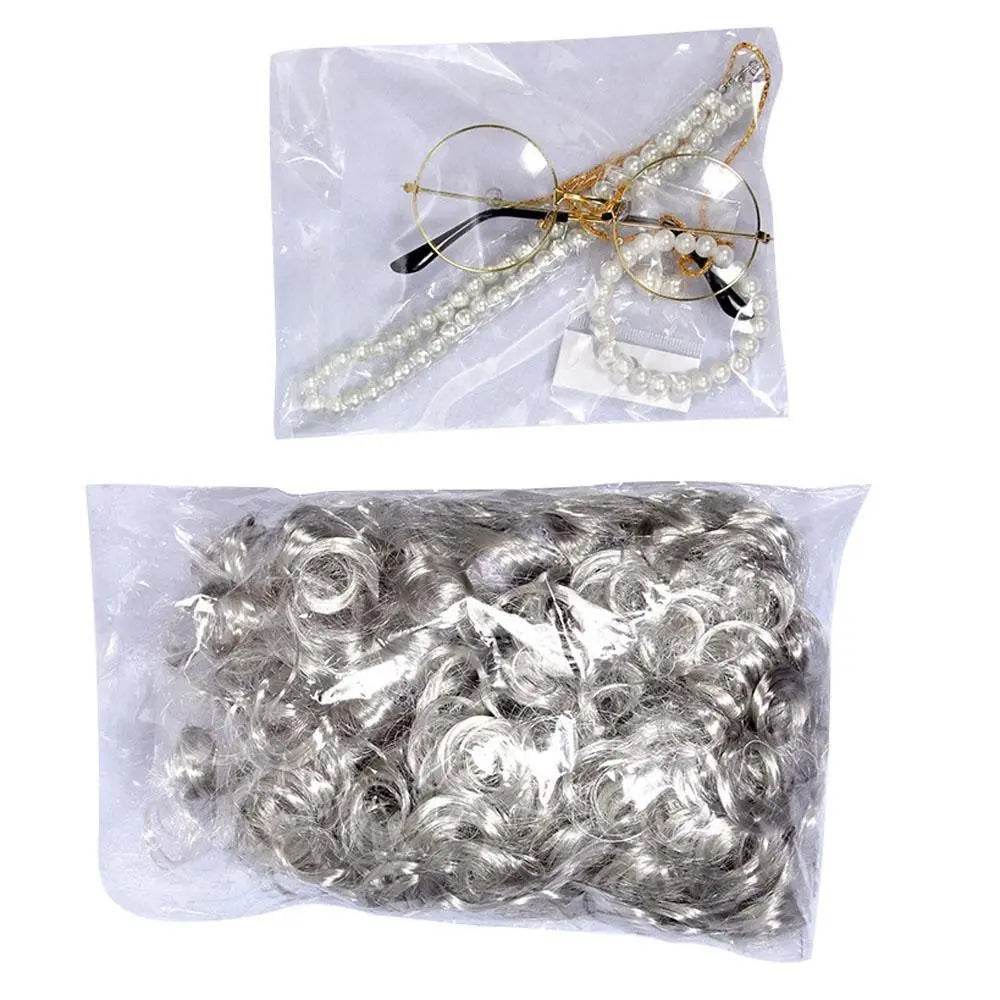 Grandma Cosplay Costume Halloween Children's Day Party Stage Performance Outfit - Ecosfun