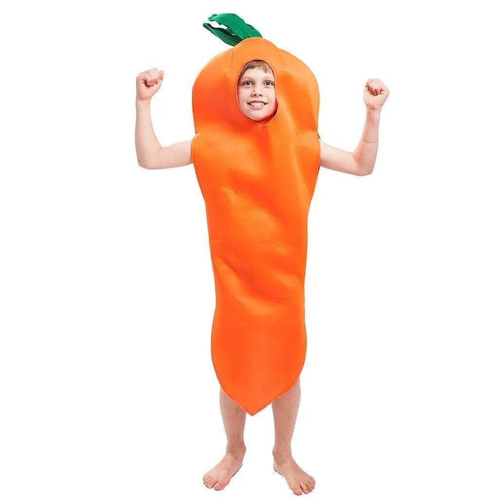 Halloween Carrot Carnival Vegetable Cosplay Christmas Costume for Kids - Ecosfun