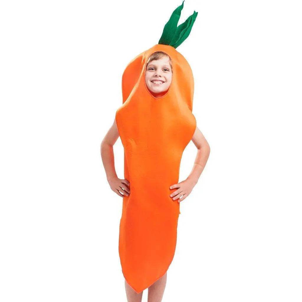 Halloween Carrot Carnival Vegetable Cosplay Christmas Costume for Kids - Ecosfun