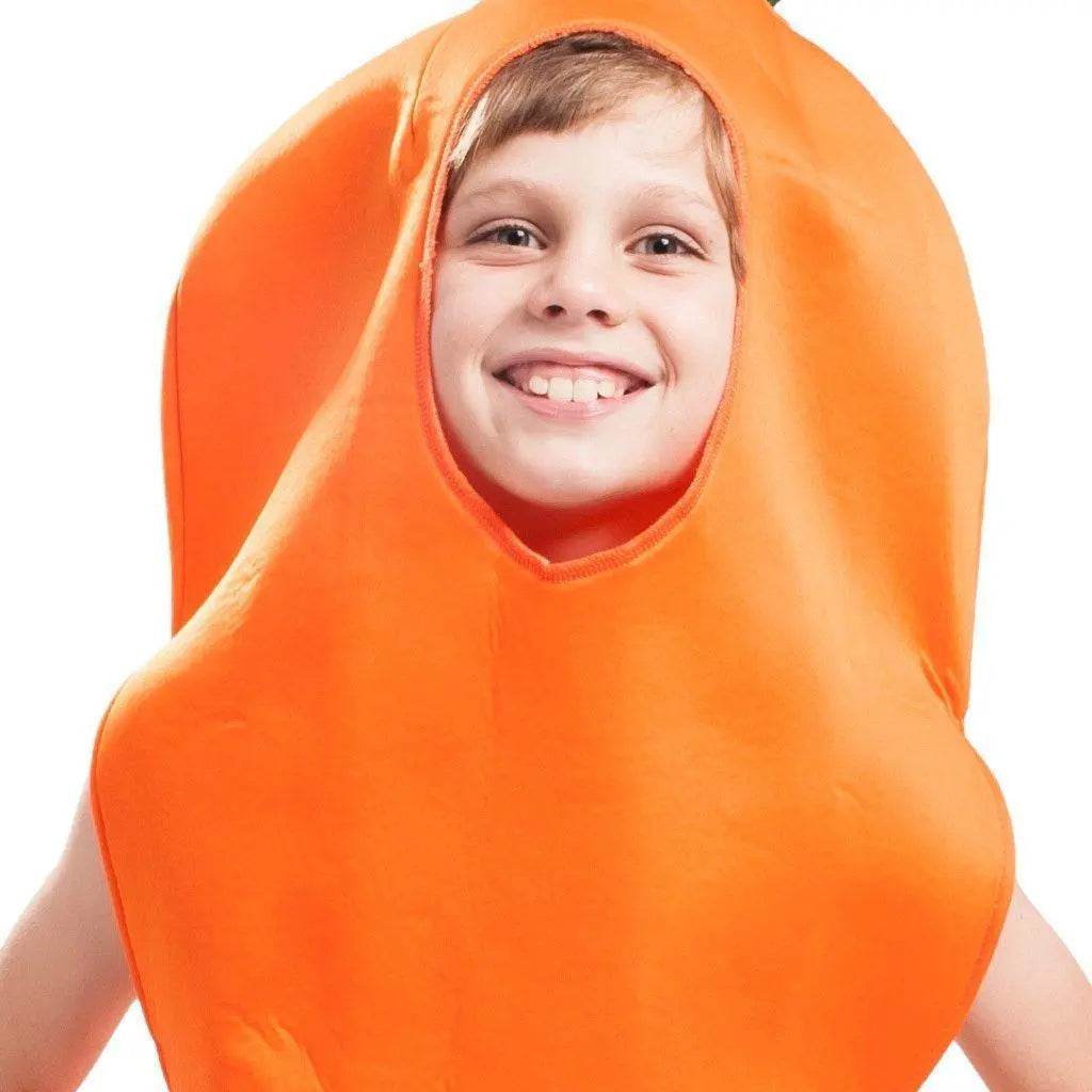 Halloween Carrot Carnival Vegetable Cosplay Christmas Costume for Kids - Ecosfun