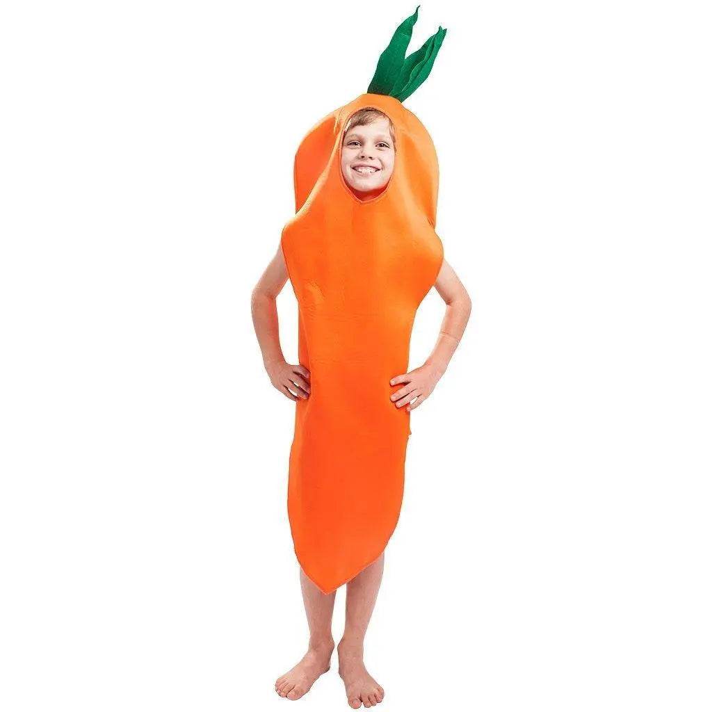 Halloween Carrot Carnival Vegetable Cosplay Christmas Costume for Kids - Ecosfun