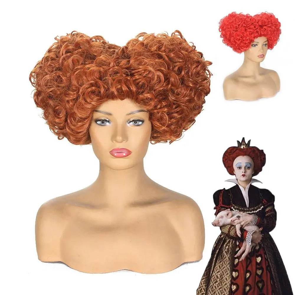Hocus Pocus Cosplay Winifred Movie Wig Red Queen Costume Wigs for Adult - Ecosfun